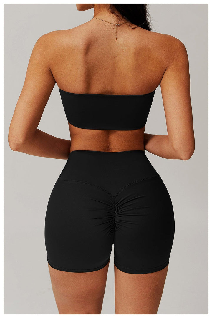 Valantomode | Women's Strapless Tube Top Yoga Bandeau Bra for Fitness