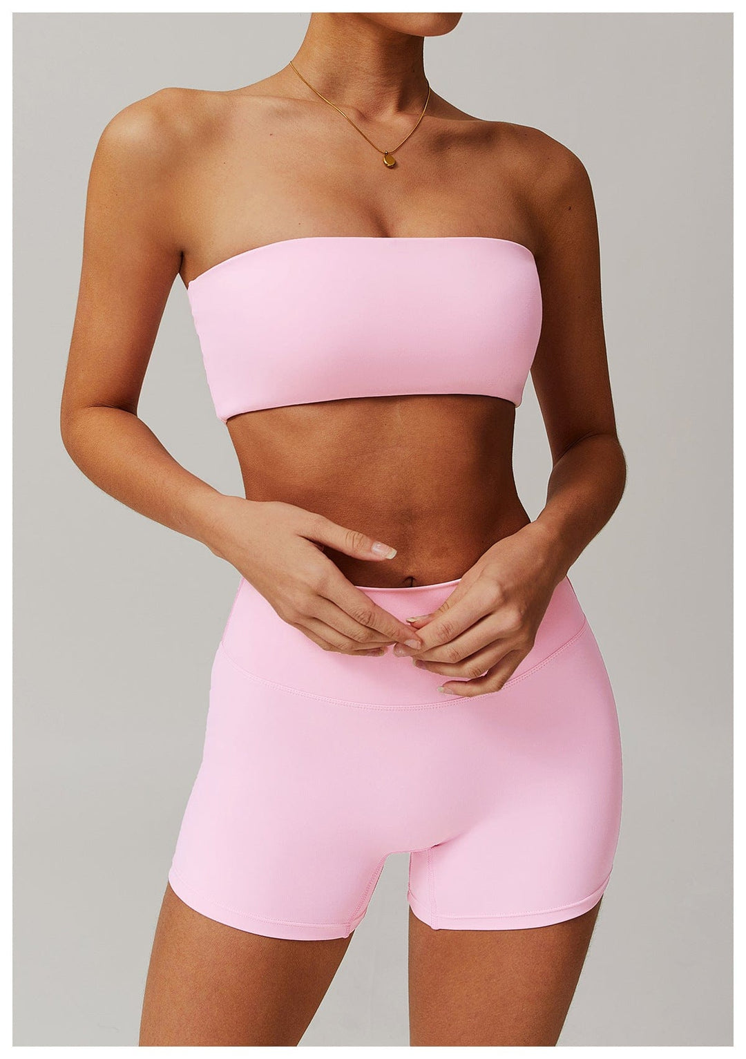Valantomode | Women's Strapless Tube Top Yoga Bandeau Bra for Fitness