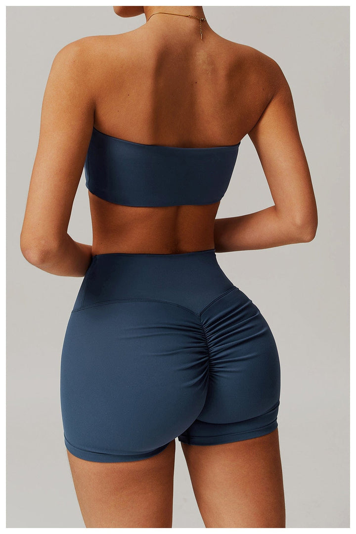 Valantomode | Women's Strapless Tube Top Yoga Bandeau Bra for Fitness