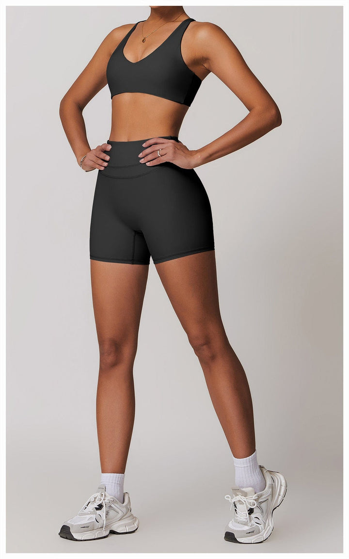 Valantomode | Adjustable Cross-Shoulder Sports Yoga Bra for Women