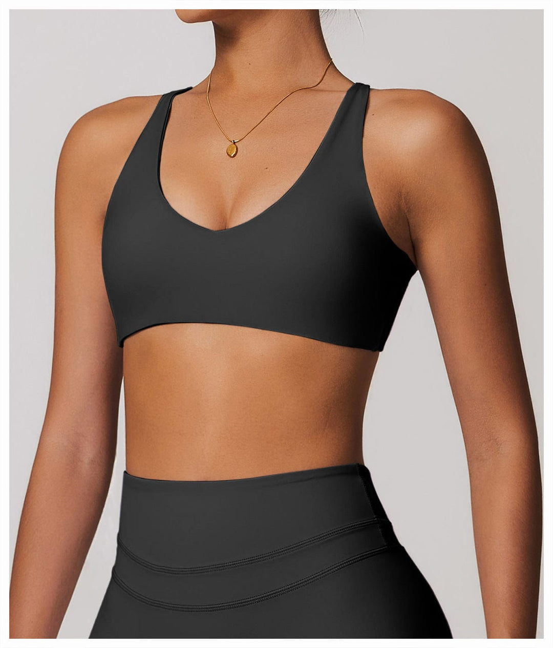 Valantomode | Adjustable Cross-Shoulder Sports Yoga Bra for Women