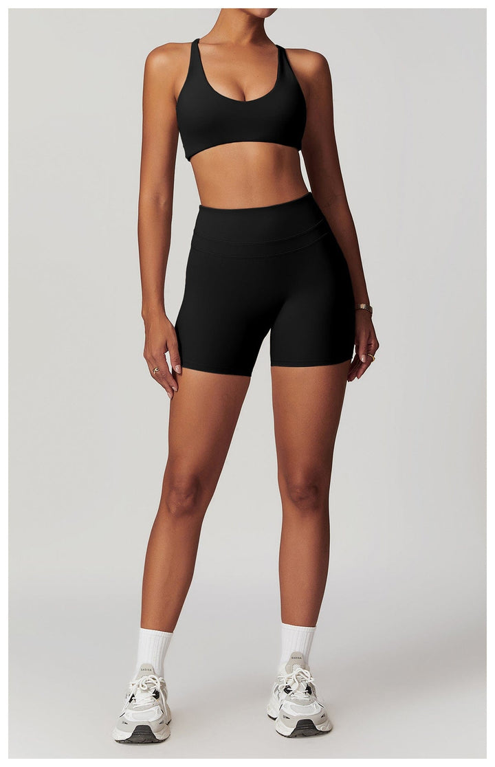 Valantomode | Adjustable Cross-Shoulder Sports Yoga Bra for Women