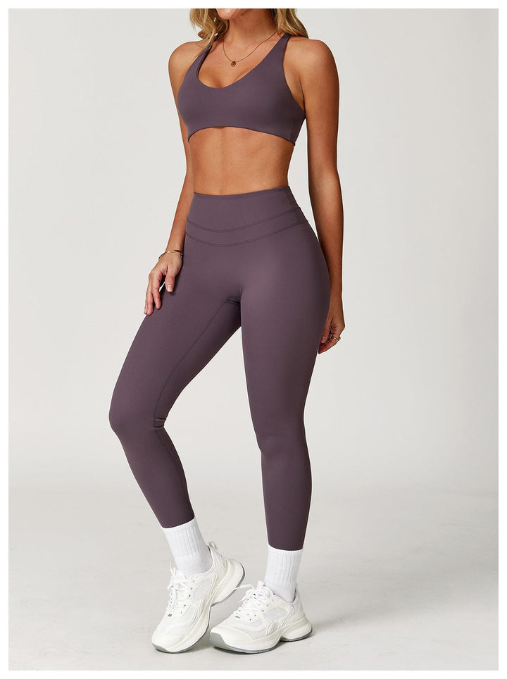 Valantomode | Adjustable Cross-Shoulder Sports Yoga Bra for Women