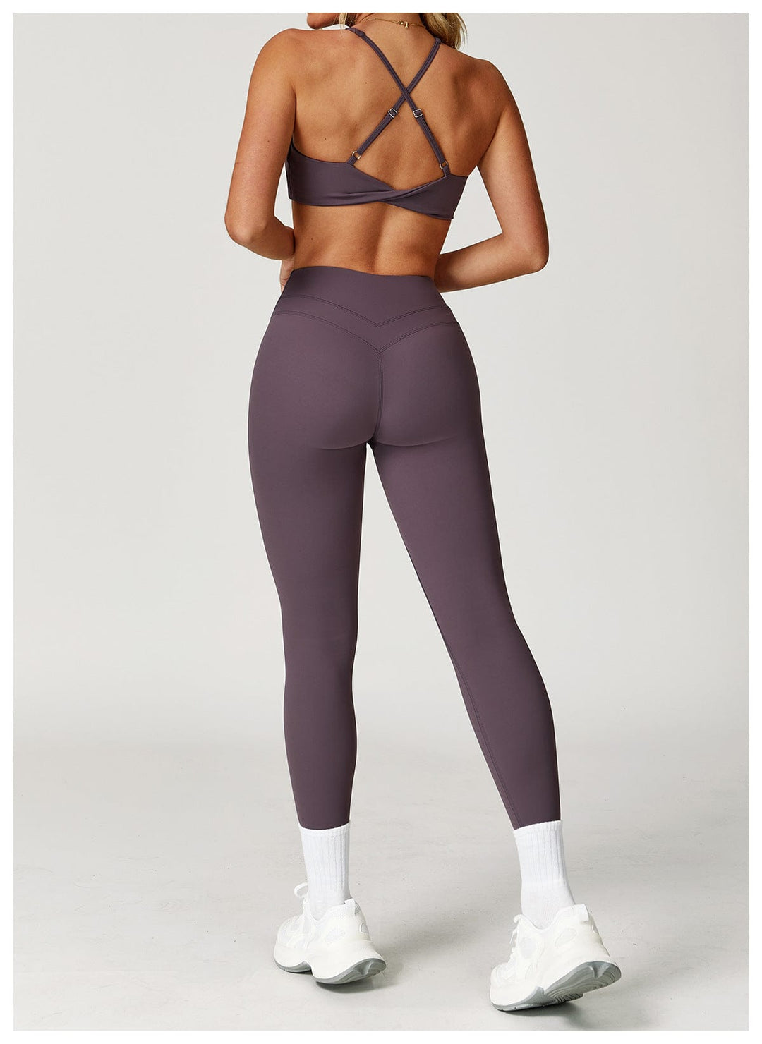 Valantomode | Adjustable Cross-Shoulder Sports Yoga Bra for Women