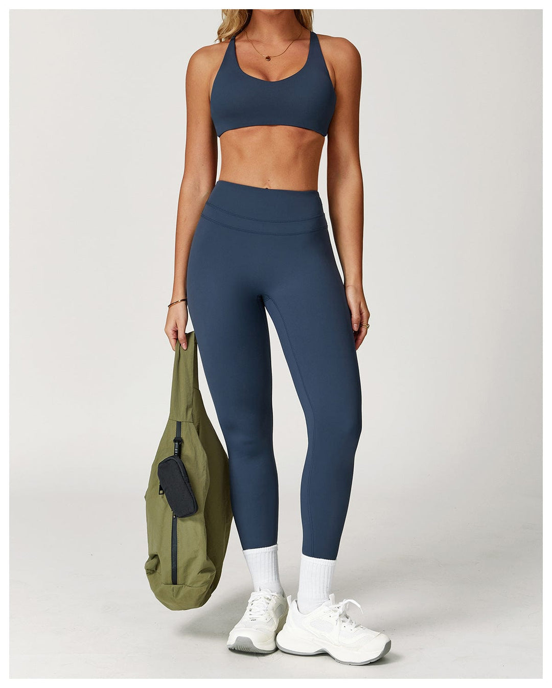 Valantomode | Adjustable Cross-Shoulder Sports Yoga Bra for Women