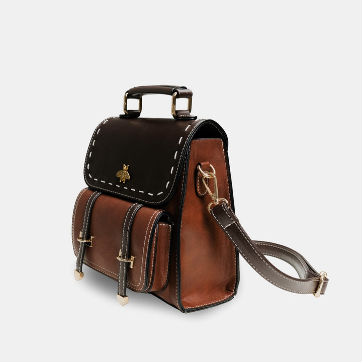 Valantomode | The Apis Executive Leather Backpack – Vertical Command & Tactical Mobility