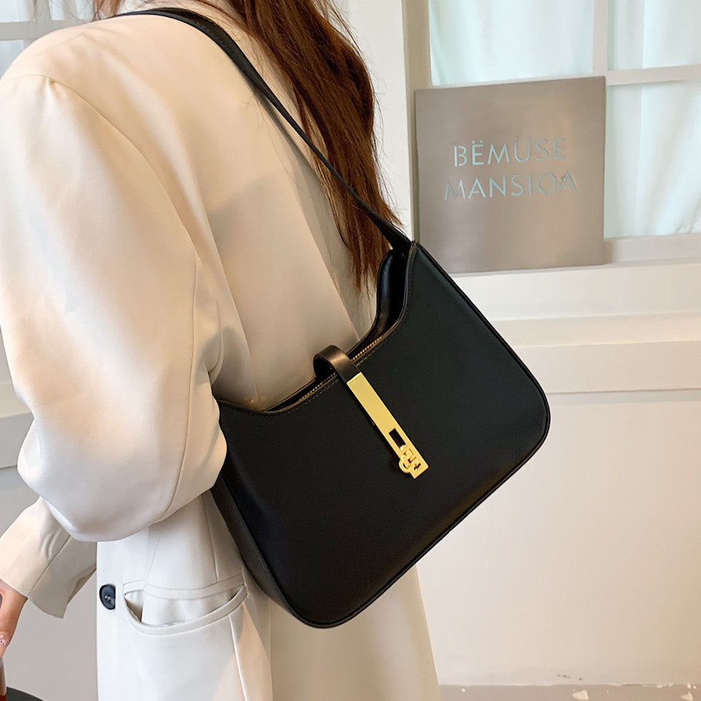 Valantomode | The Arya Kinetic Garrison – Women's Premium Sleek Vegan Leather Shoulder Bag