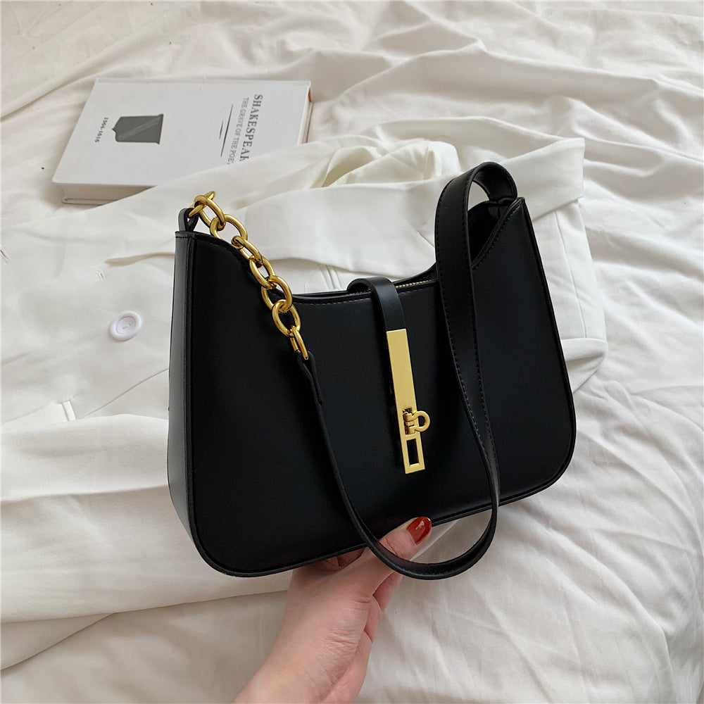 Valantomode | The Arya Kinetic Garrison – Women's Premium Sleek Vegan Leather Shoulder Bag