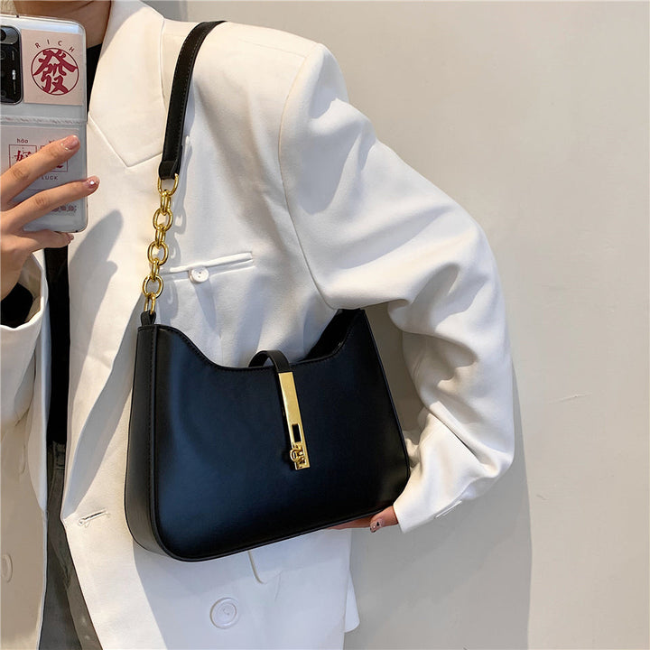 Valantomode | The Arya Kinetic Garrison – Women's Premium Sleek Vegan Leather Shoulder Bag