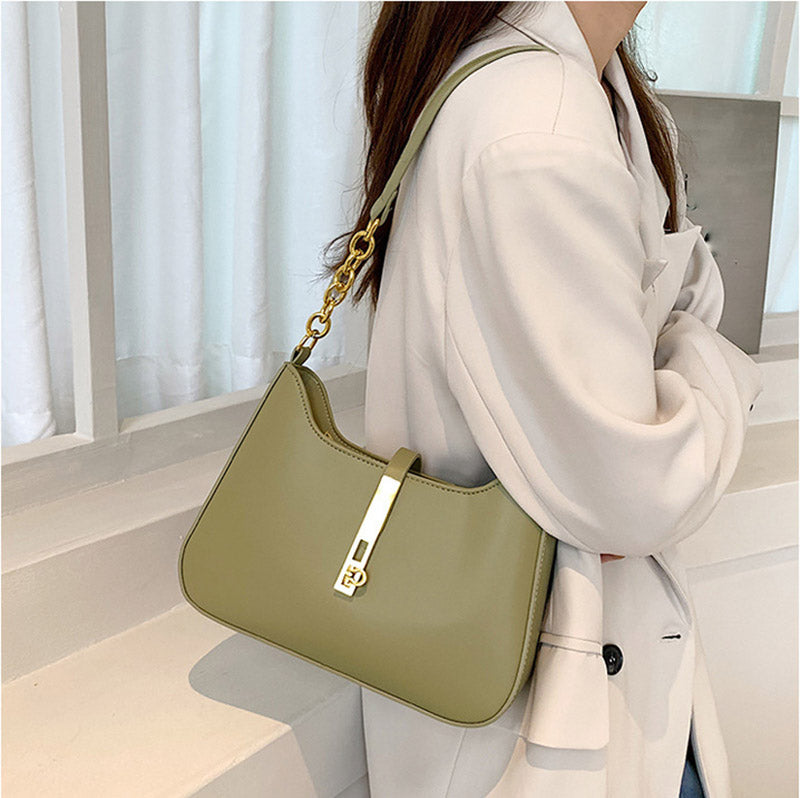 Valantomode | The Arya Kinetic Garrison – Women's Premium Sleek Vegan Leather Shoulder Bag