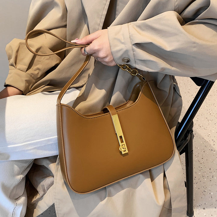Valantomode | The Arya Kinetic Garrison – Women's Premium Sleek Vegan Leather Shoulder Bag