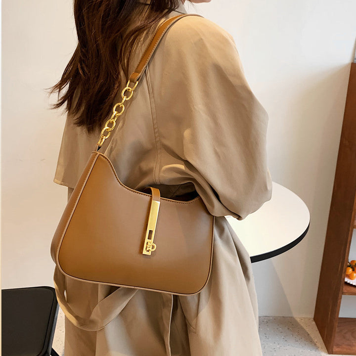 Valantomode | The Arya Kinetic Garrison – Women's Premium Sleek Vegan Leather Shoulder Bag