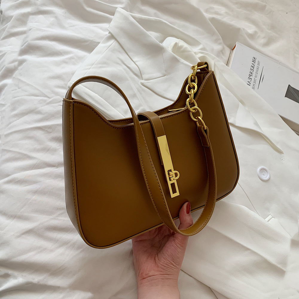 Valantomode | The Arya Kinetic Garrison – Women's Premium Sleek Vegan Leather Shoulder Bag