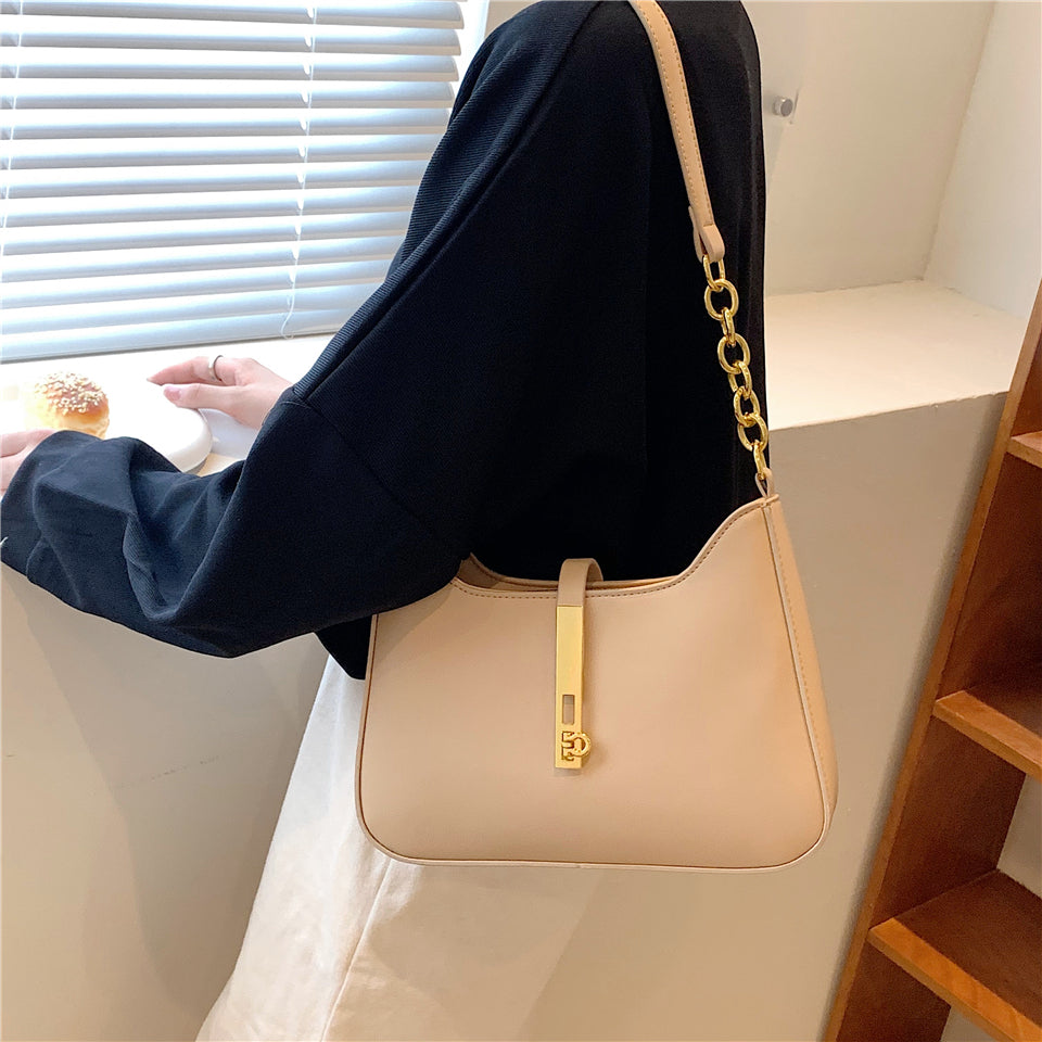 Valantomode | The Arya Kinetic Garrison – Women's Premium Sleek Vegan Leather Shoulder Bag