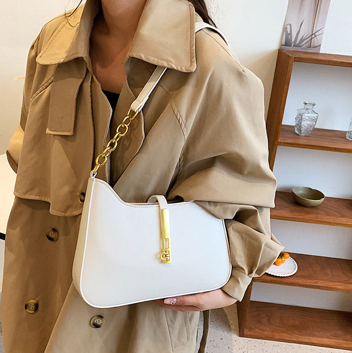Valantomode | The Arya Kinetic Garrison – Women's Premium Sleek Vegan Leather Shoulder Bag
