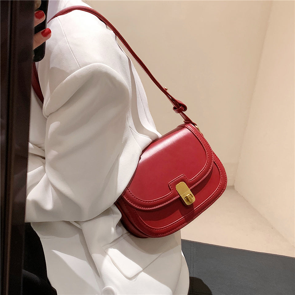 Valantomode | The ‘Aurelius’ Lily Sentinel Vessel – Women's Premium Turn-Lock Executive Crossbody