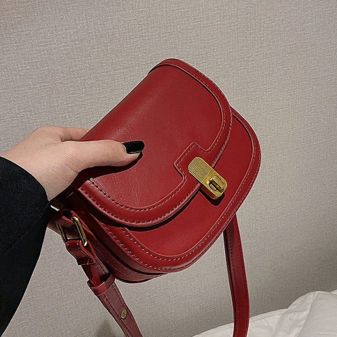 Valantomode | The ‘Aurelius’ Lily Sentinel Vessel – Women's Premium Turn-Lock Executive Crossbody