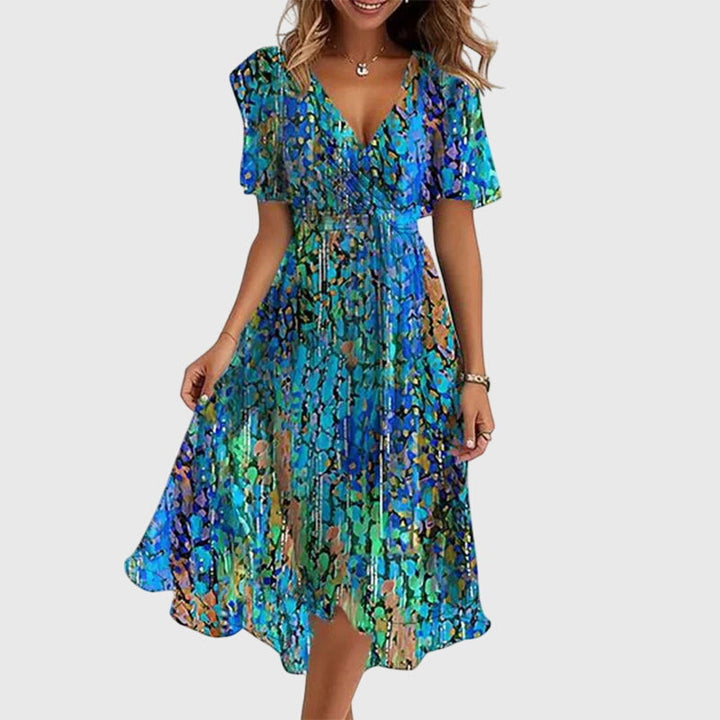 Valantomode | Stylish Midi Dress Ideal for Parties and Casual Outings