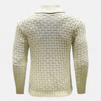 ValantoMode | Men’s Waffle Knit High-Stretch Sweater