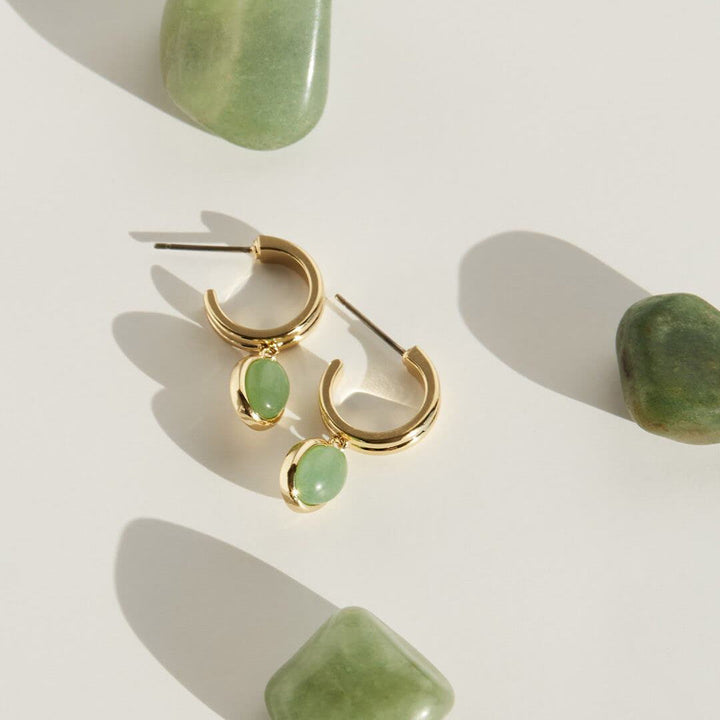 Valantomode | Plated Foliated Branch Earrings with Organic Sculptural Geometry