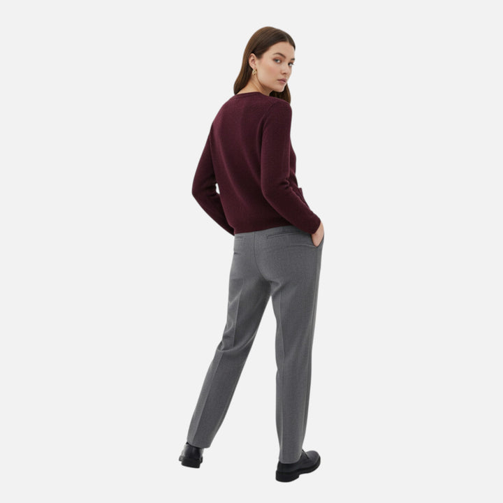 Valantomode | Women’s Soft Knit Cardigan with Golden Buttons
