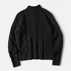 ValantoMode | Men’s Zip-Up Soft-Knit Pullover