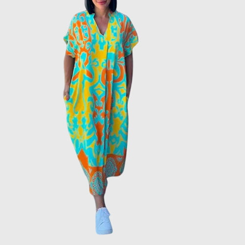 Valantomode | Chic Summer Dress Perfect for Outdoor Gatherings