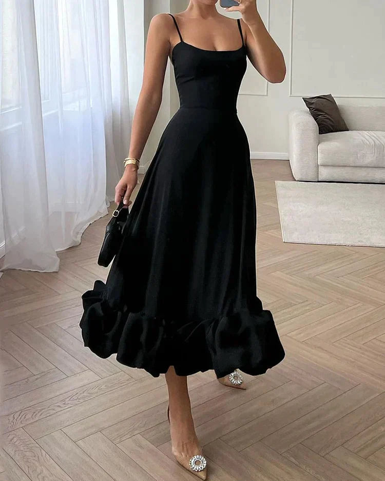 Valantomode | Stylish Midi Dress for Celebrations and Special Events