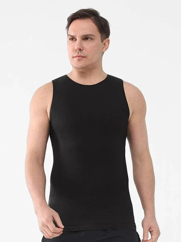 Valantomode | Men's Shaping Compression Tank Top with Tummy Control