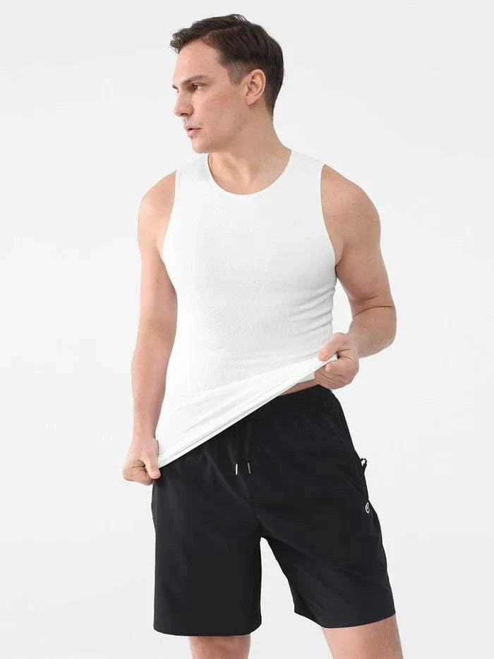 Valantomode | Men's Shaping Compression Tank Top with Tummy Control