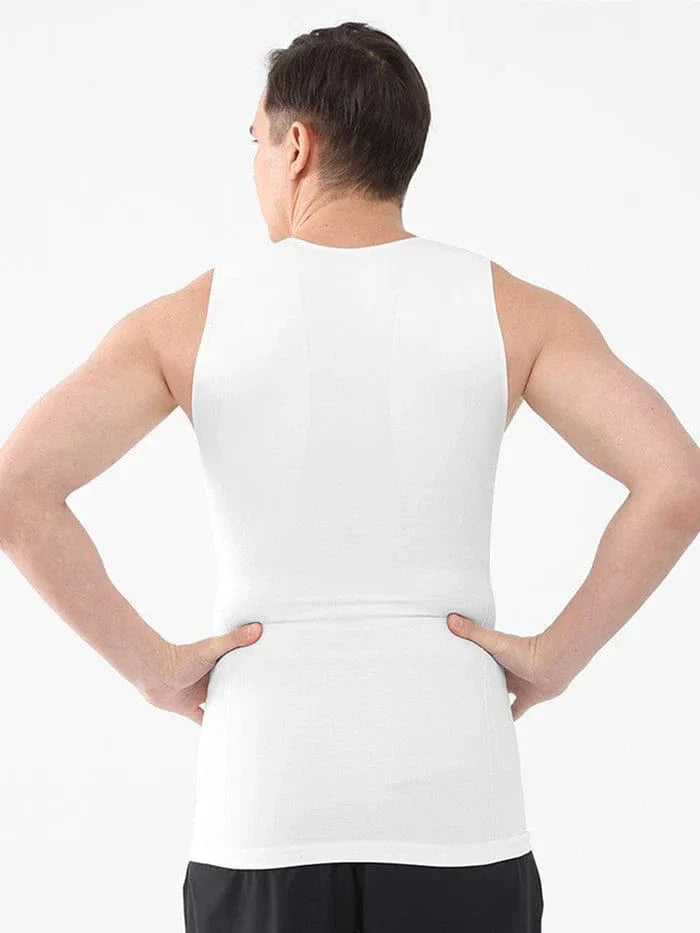 Valantomode | Men's Shaping Compression Tank Top with Tummy Control