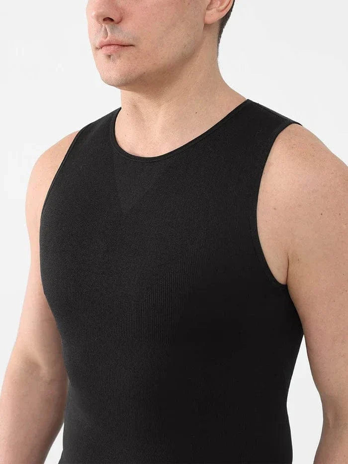 Valantomode | Men's Shaping Compression Tank Top with Tummy Control