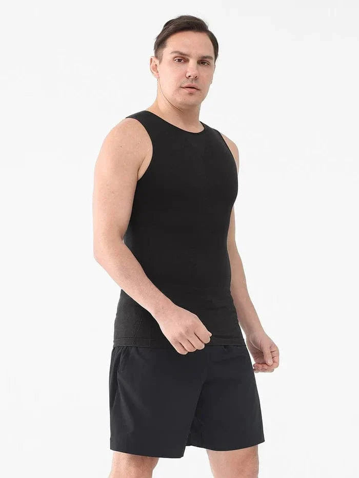 Valantomode | Men's Shaping Compression Tank Top with Tummy Control
