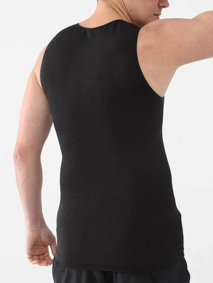 Valantomode | Men's Shaping Compression Tank Top with Tummy Control