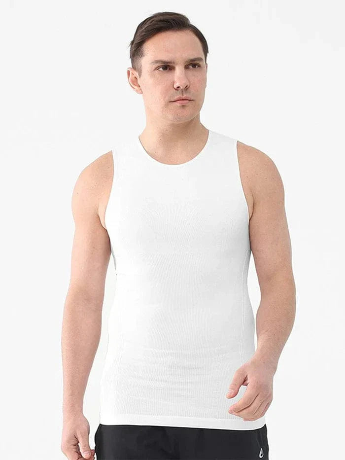 Valantomode | Men's Shaping Compression Tank Top with Tummy Control