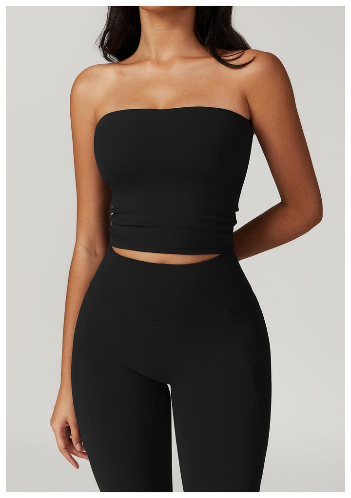 Valantomode | Women's Quick-Dry Seamless Strapless Shaping Tube Top