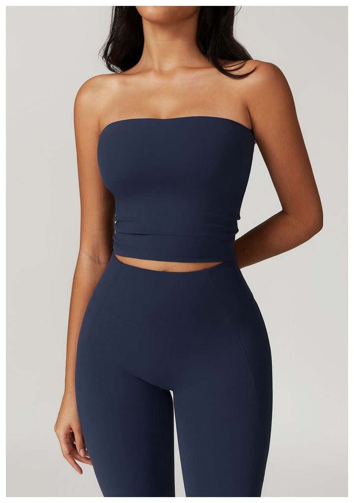 Valantomode | Women's Quick-Dry Seamless Strapless Shaping Tube Top