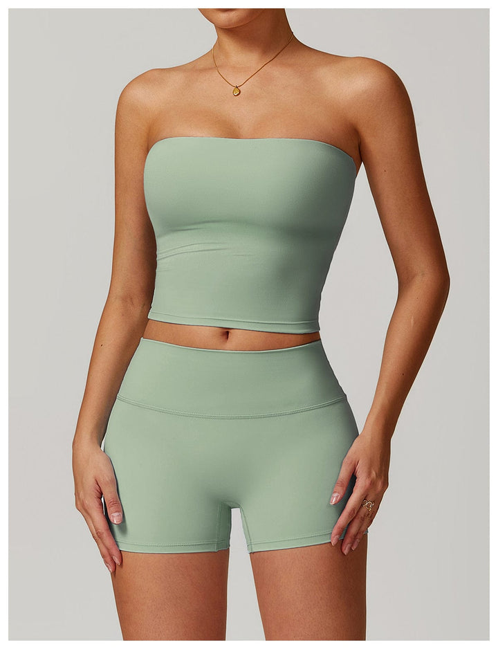 Valantomode | Women's Quick-Dry Seamless Strapless Shaping Tube Top