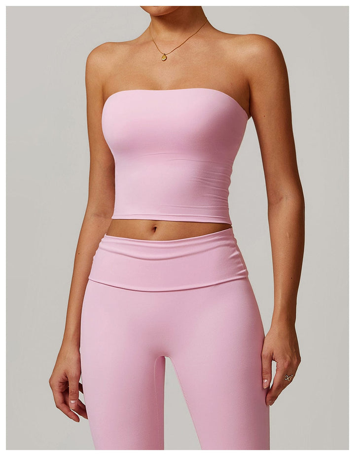 Valantomode | Women's Quick-Dry Seamless Strapless Shaping Tube Top