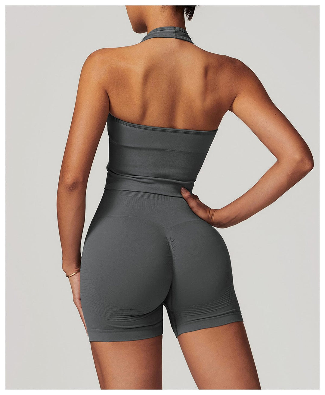 Valantomode | Smooth Halter Neck Sports Shaping Tank