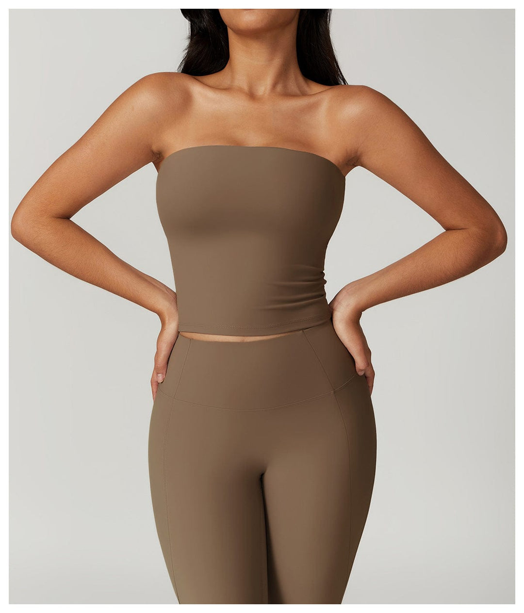 Valantomode | Women's Quick-Dry Seamless Strapless Shaping Tube Top