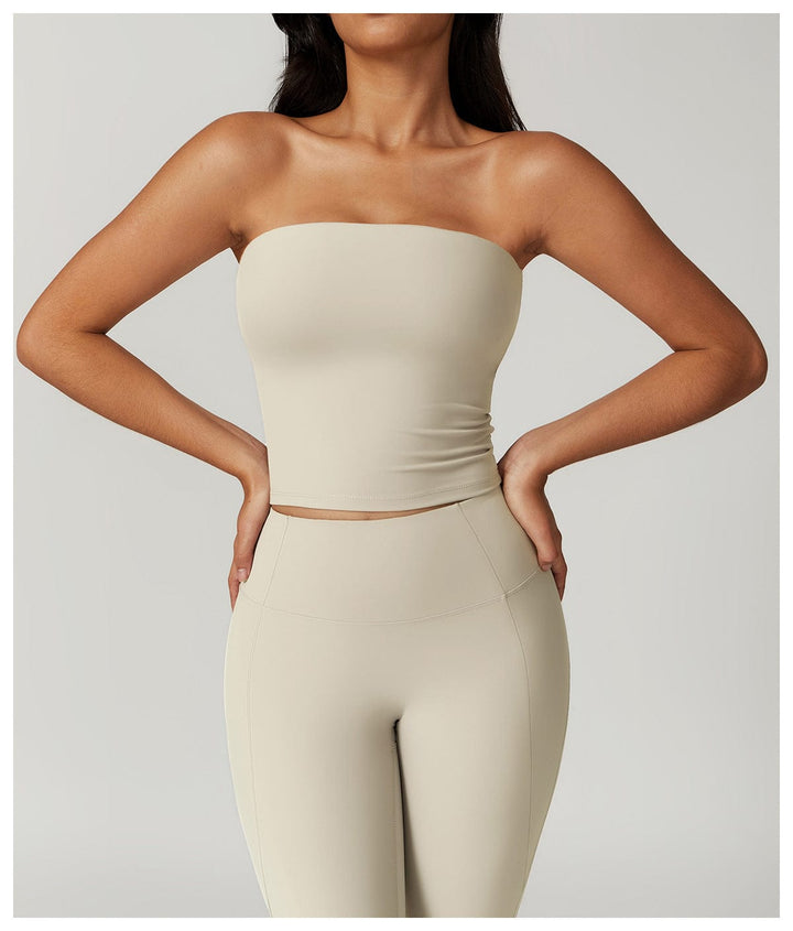 Valantomode | Women's Quick-Dry Seamless Strapless Shaping Tube Top