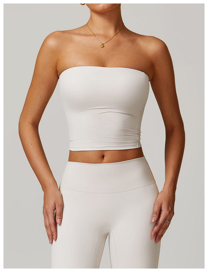 Valantomode | Women's Quick-Dry Seamless Strapless Shaping Tube Top