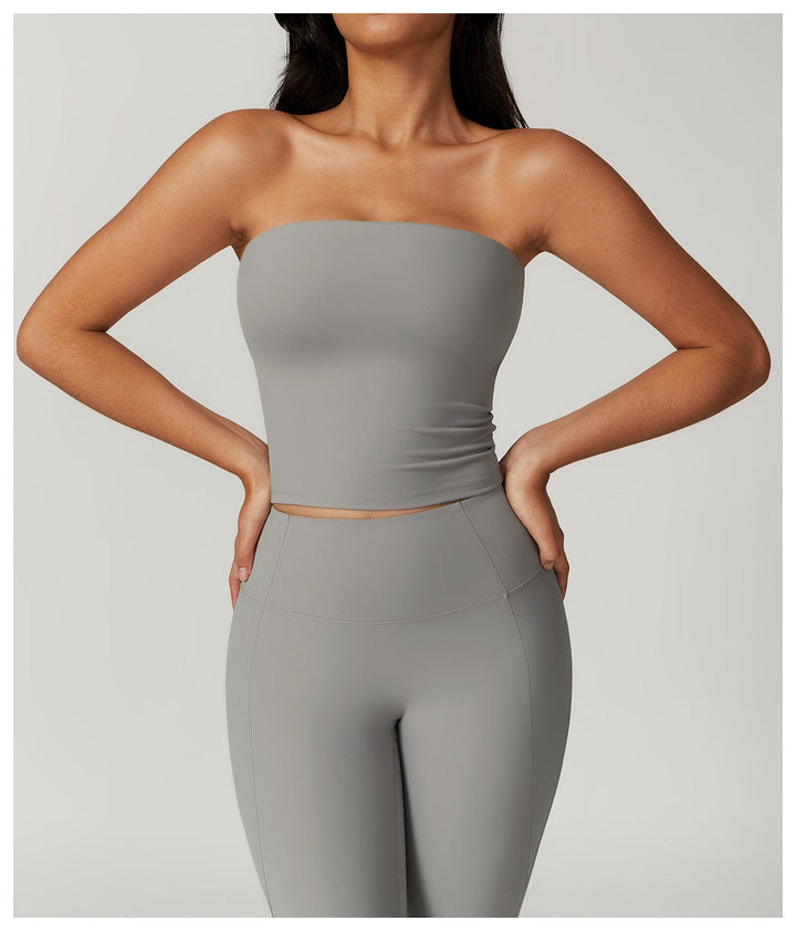 Valantomode | Women's Quick-Dry Seamless Strapless Shaping Tube Top