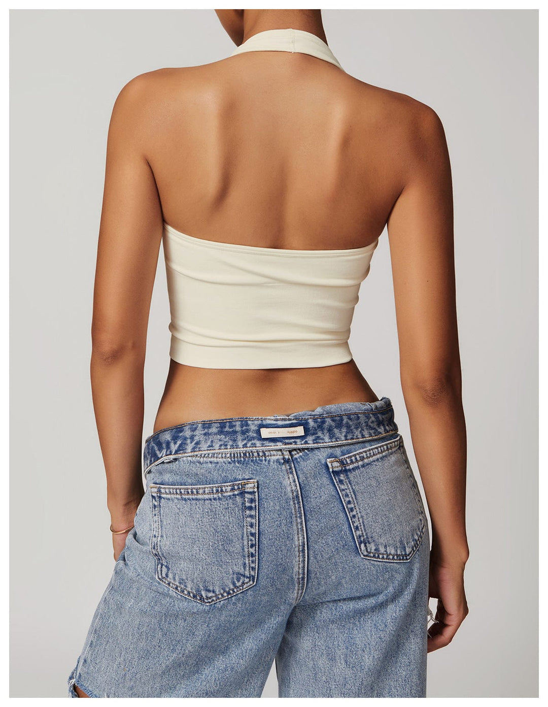 Valantomode | Smooth Halter Neck Sports Shaping Tank