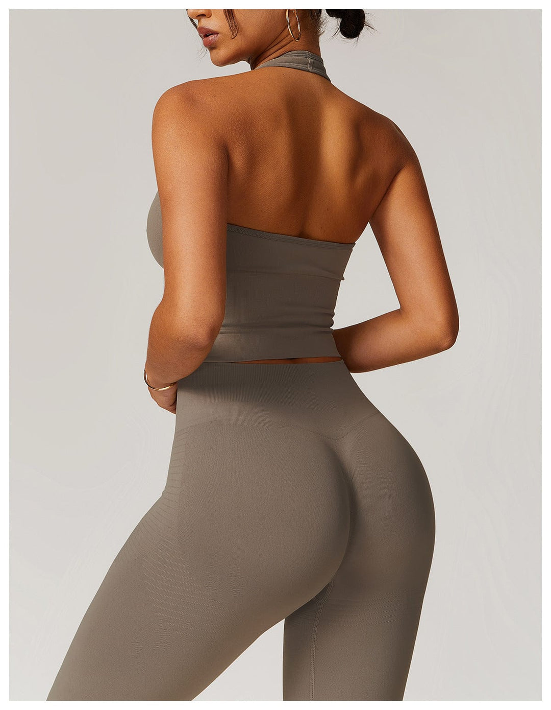 Valantomode | Smooth Halter Neck Sports Shaping Tank