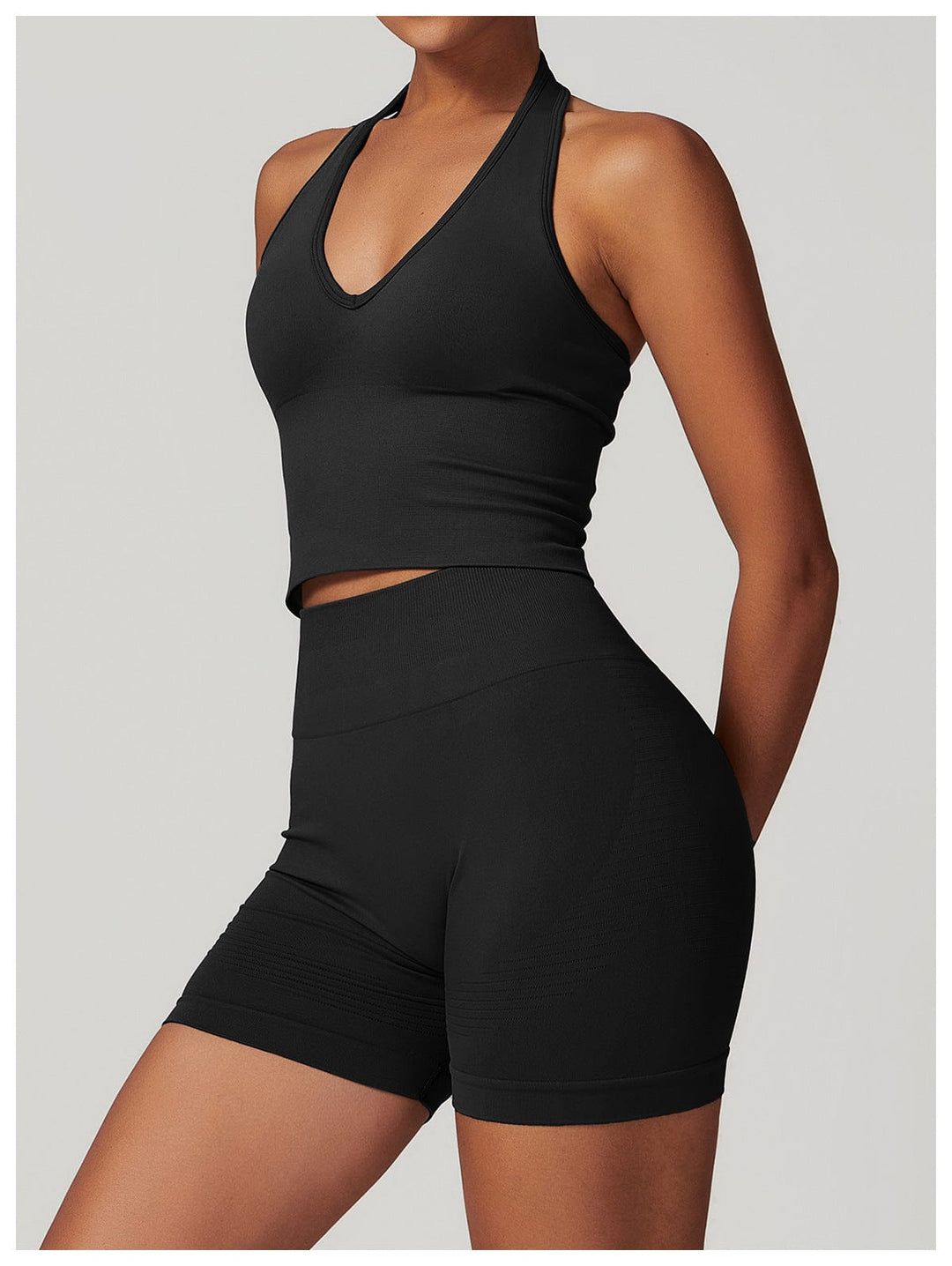 Valantomode | Smooth Halter Neck Sports Shaping Tank