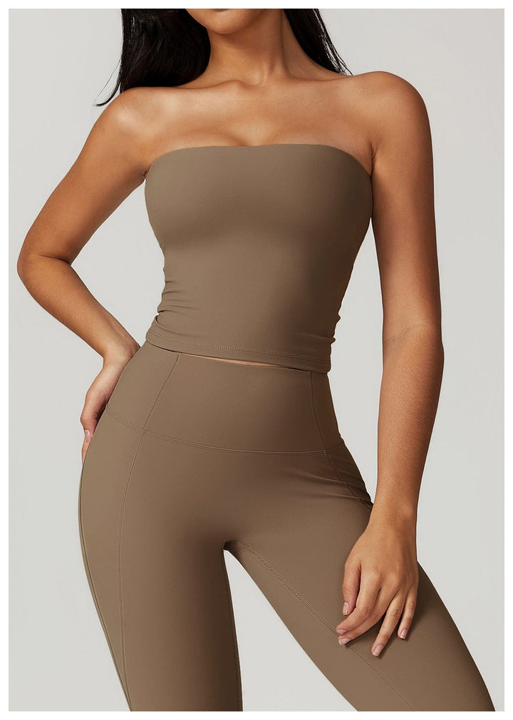 Valantomode | Women's Quick-Dry Seamless Strapless Shaping Tube Top