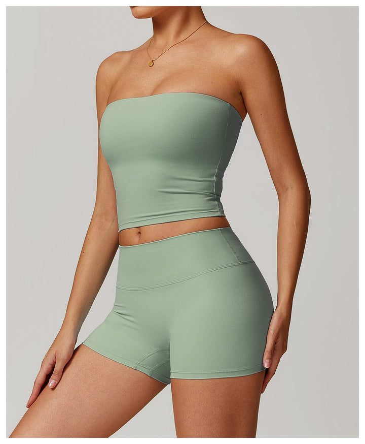 Valantomode | Women's Quick-Dry Seamless Strapless Shaping Tube Top
