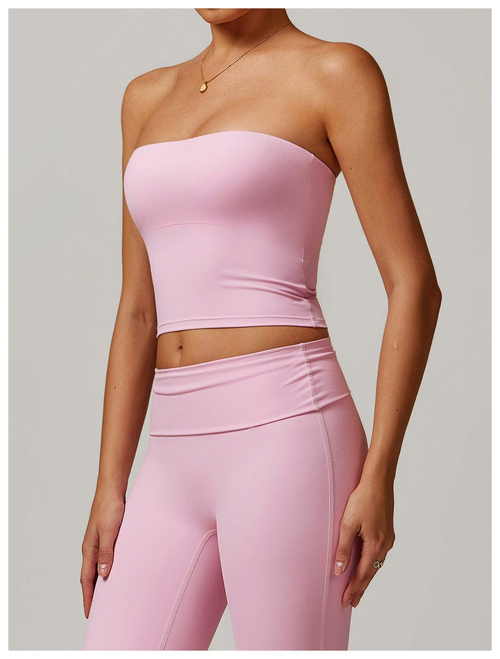 Valantomode | Women's Quick-Dry Seamless Strapless Shaping Tube Top